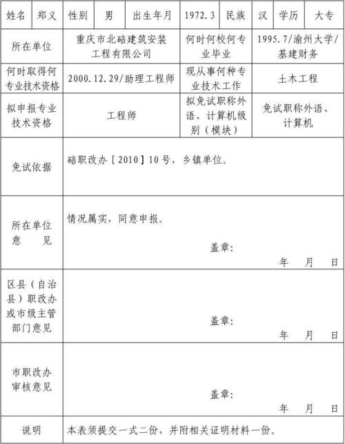 电气工程师职称评定条件及流程表-电气工程师职称评定条件及流程表格